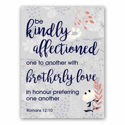 Romans 12:10 - Digital Download lds visiting teaching method, lds visiting teaching handout, lds relief society message handout