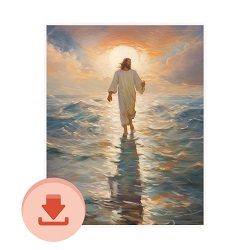 Be Not Afraid - Digital Download Art digital download, printable art, lds art, jesus art