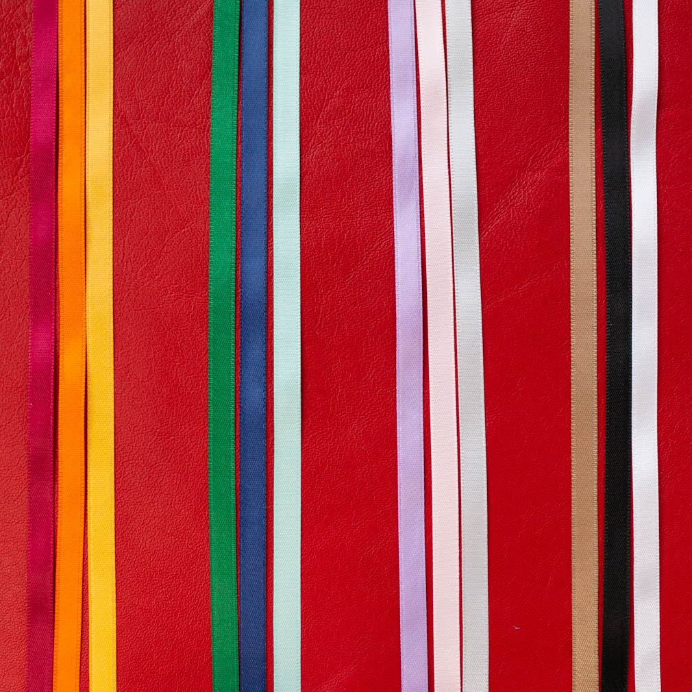 Hand-Bound Genuine Leather Quad - Cherry Red - LDP-HB-RQ-CHR