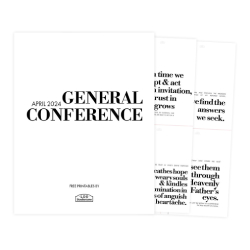 April 2024 General Conference Quotes - Digital Download general conference printable, general conference quotes, general conference quotes printable, general conference packet, quotes packet, quotes printable