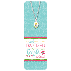 Just Baptized Necklace and Bookmark baptism,baptism necklace,baptism gifts,lds baptism