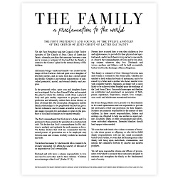 Classic Family Proclamation - Framed/Unframed framed family proclamations, framed lds proclamations, framed lds family framed family proclamations, framed lds proclamations, framed lds family proclamations, family proclamationroclamations, family proclamation