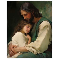 Our Loving Friend - Framed/Unframed Wall Art lds art, jesus lds art, framed lds art, lds artwork, lds wall art, jesus christ lds art