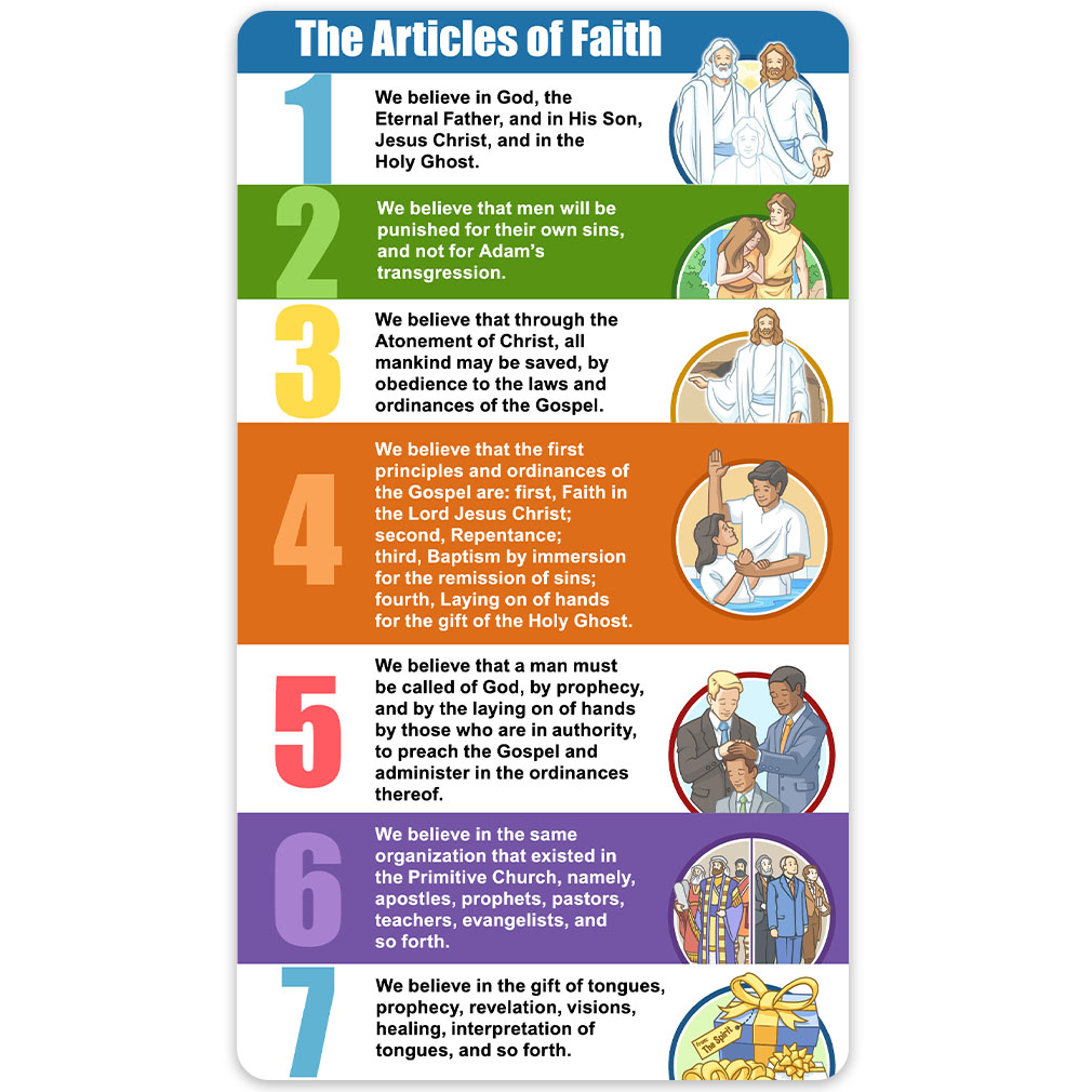Articles of Faith Bookmark - LDP-ARTFAITH