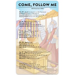 2026 Come, Follow Me Bookmark come follow me bookmark, 2026 come follow me, come follow me lds, lds bookmark, old testament bookmark