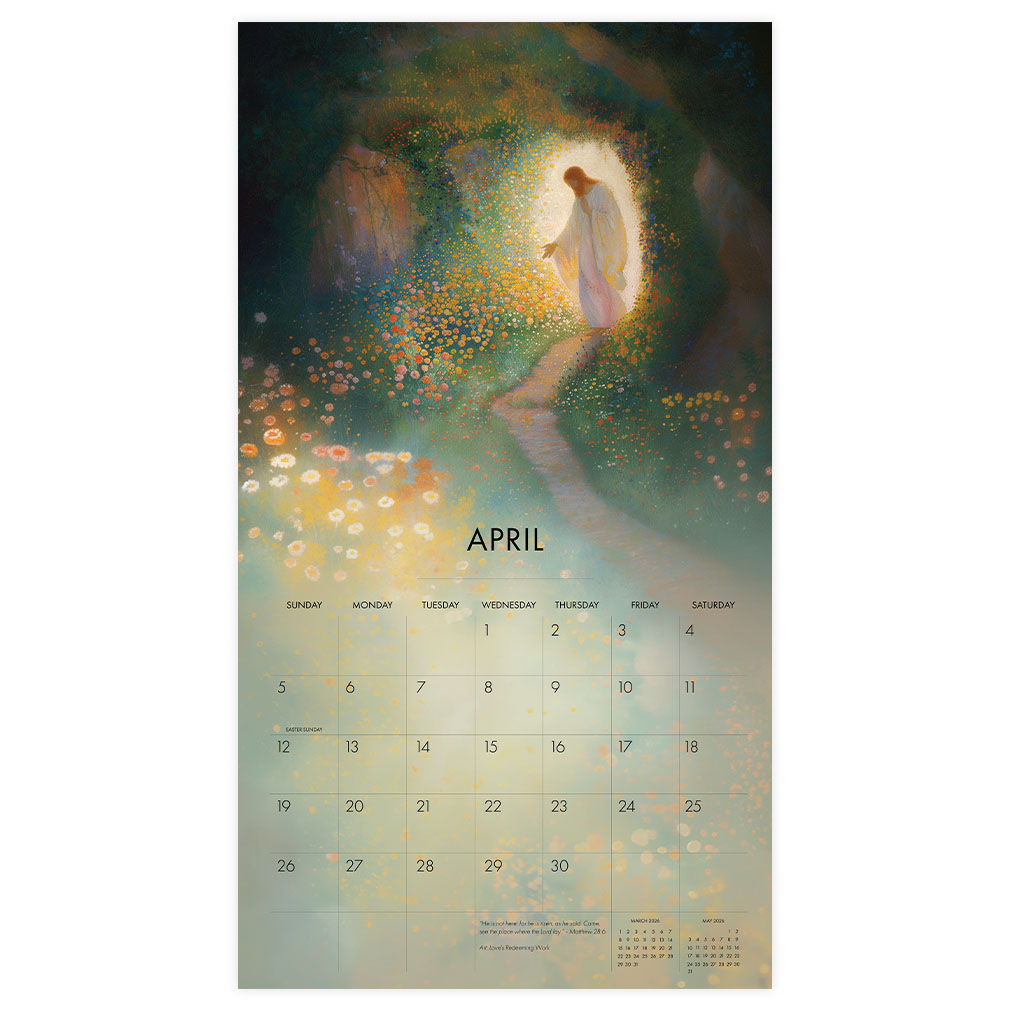 How Great Thou Art 2026 Calendar - LDP-CAL-HGTA-26