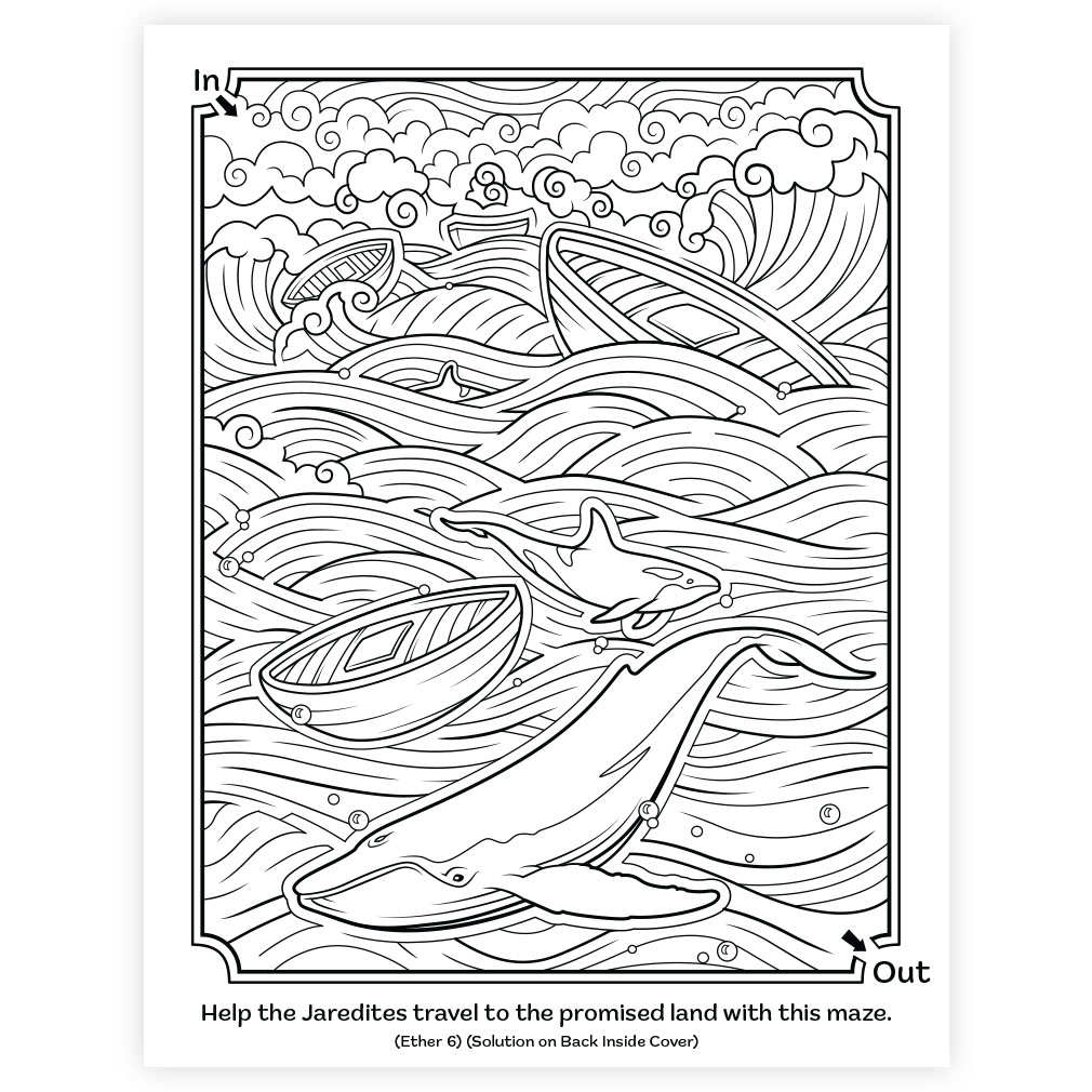Book of Mormon Coloring &amp; Activity Book - LDP-CB-BOM
