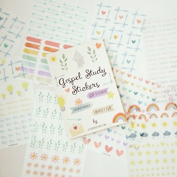 Gospel Study Scripture Stickers lds scripture stickers, scripture stickers, gospel study stickers, book of mormon stickers