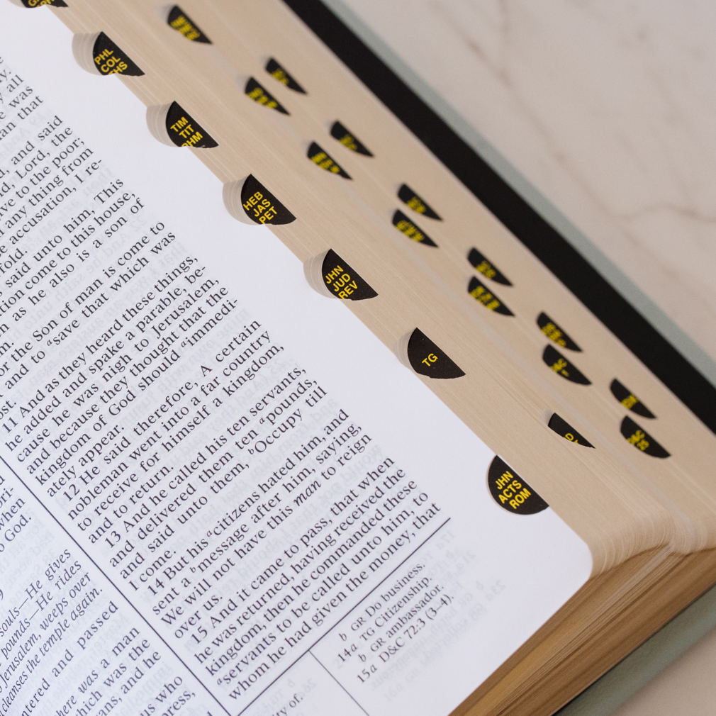 Hand-Bound Genuine Leather Quad - Baby Blue - LDP-HB-RQ-BBL