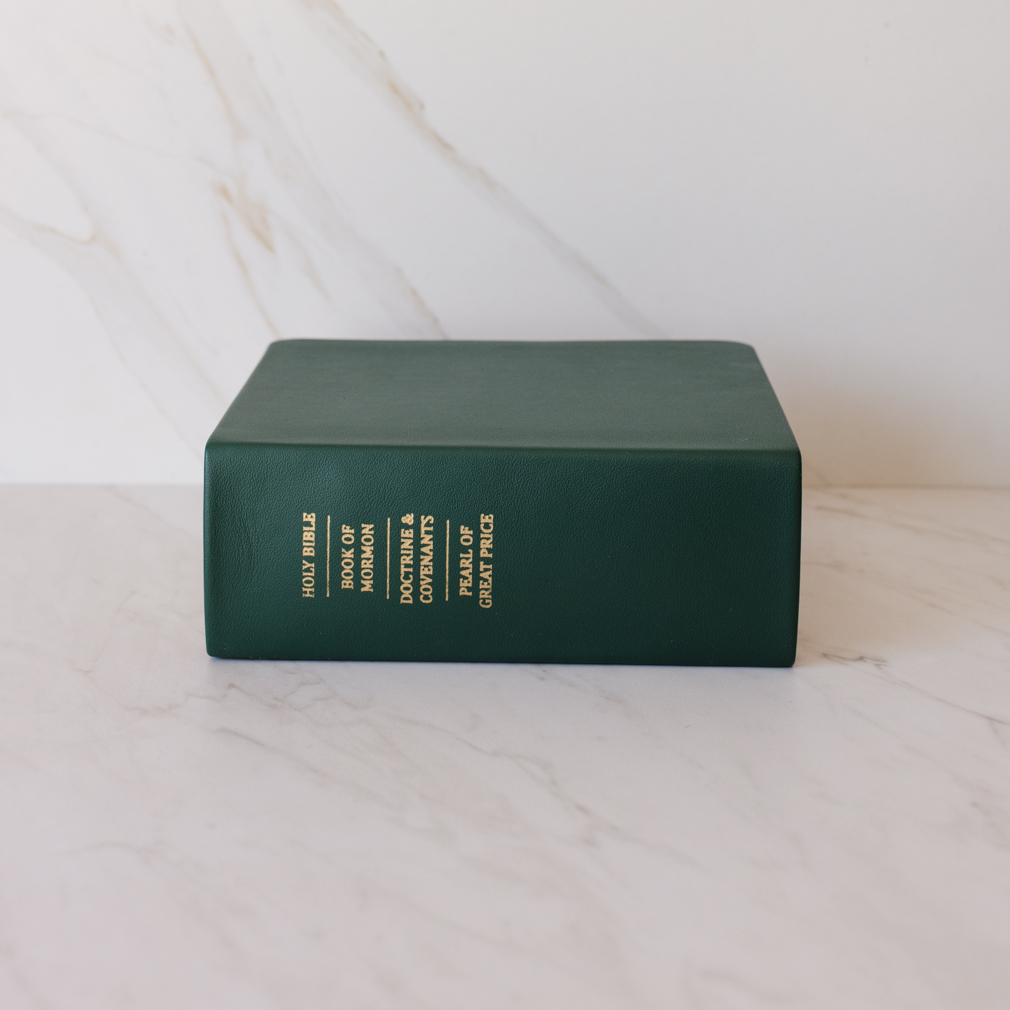 Hand-Bound Genuine Leather Quad - Emerald Green - LDP-HB-RQ-EGN