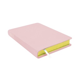 Large Hand-Bound Genuine Leather Triple - Blush Pink pink lds scriptures, custom lds scriptures, pink lds scripture, pink triple combination,color triple combination scriptures,pink triple combination scriptures