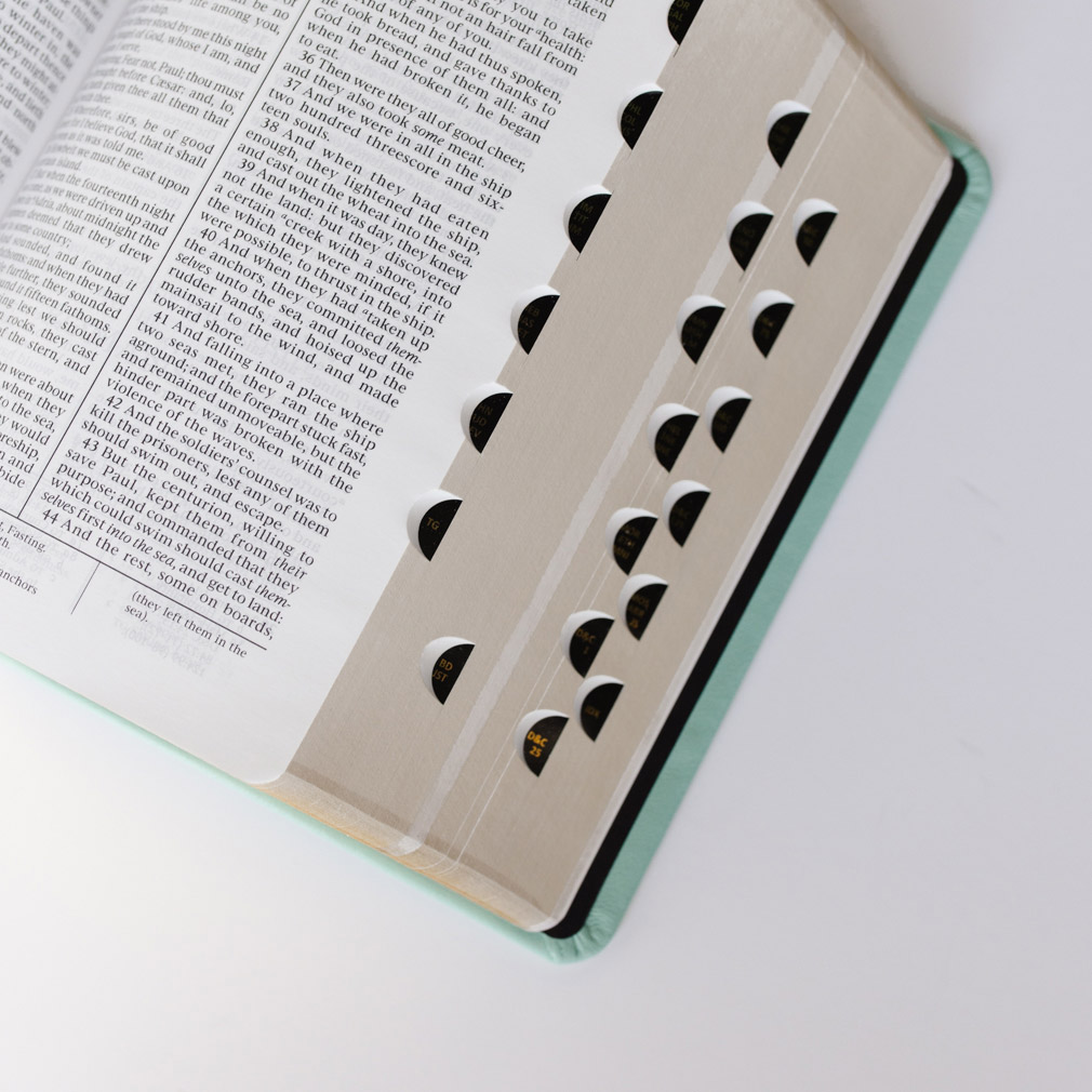 Hand-Bound Genuine Leather Quad - Light Turquoise - LDP-HB-RQ-LTQ