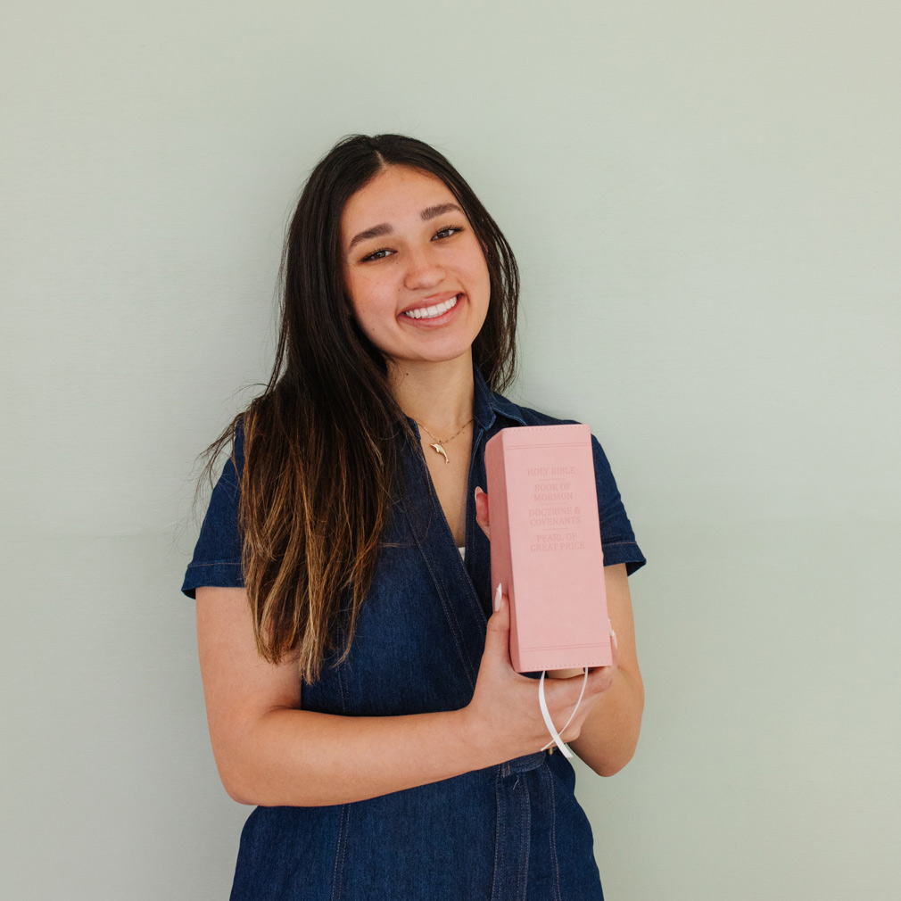 Hand-Bound Simulated Leather Quad - Petal Pink - LDP-HB-RQ-PP