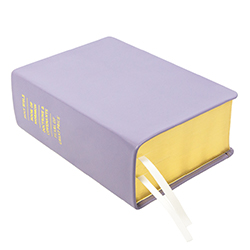 Hand-Bound Genuine Leather Quad - Lavender purple lds scriptures, custom lds scriptures, purple lds scripture, purple quad,color quad scriptures,purple quad scriptures, button snap, button-snap