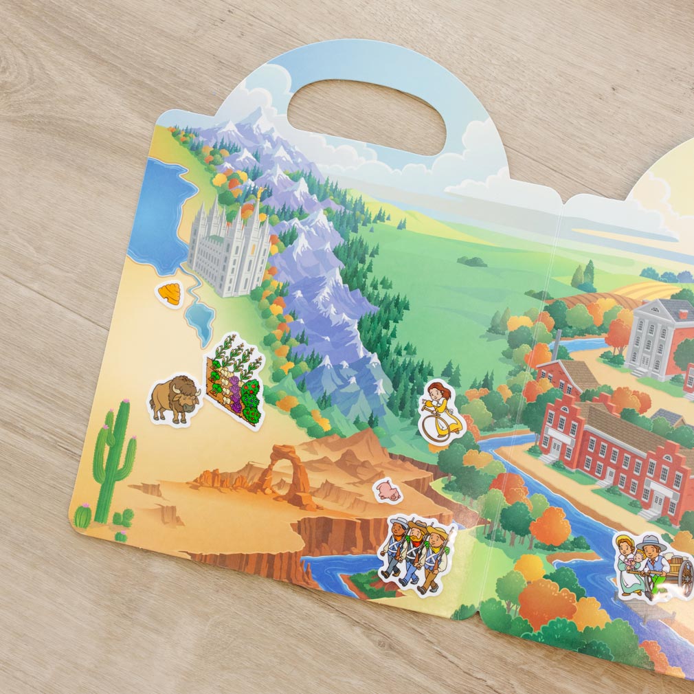 History of the Church Jelly Sticker Quiet Book  - LDP-JQB-CH