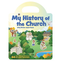 History of the Church Jelly Sticker Quiet Book  lds quiet book, lds activity book, lds history book, lds childrens book