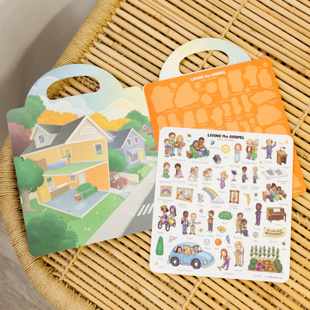Living the Gospel Jelly Sticker Quiet Book - LDP-JQB-LG