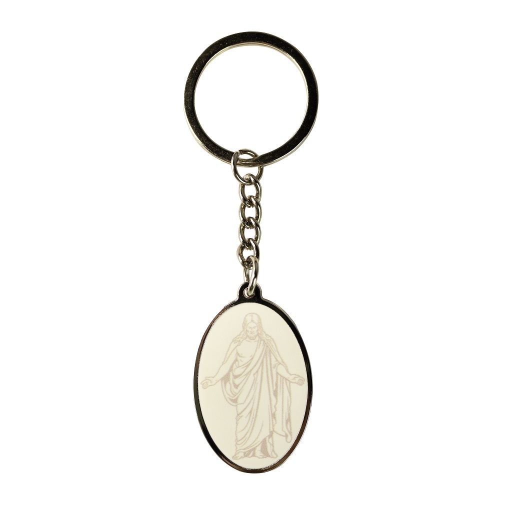 Christus Enamel Keychain - LDP-KC-CHR