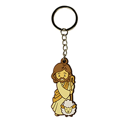 The Good Shepherd PVC Keychain keychain, pvc keychain, lds keychain, lds pvc keychain, good shepherd keychain, primary keychain, lds primary keychain