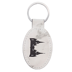 Temple Leatherette Keychain keychain, leatherette, temple keychain, temple, temple design