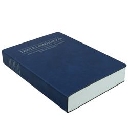 Leatherette Triple - Blue color lds scriptures, blue lds scriptures, lds scriptures