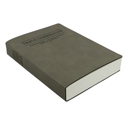 Leatherette Triple - Gray color lds scriptures, gray lds scriptures, lds scriptures