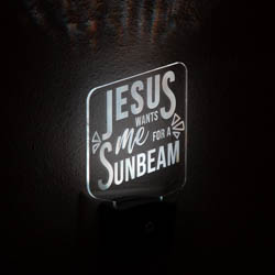 Jesus Wants Me for a Sunbeam Night Light jesus wants me for a sunbeam light, lds night light, lds night light, LDS night light