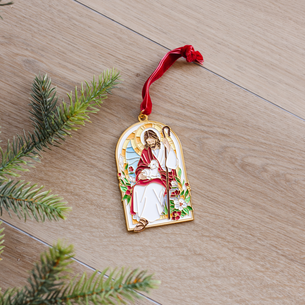 The Good Shepherd Enamel Ornament - LDP-ORN-GSE