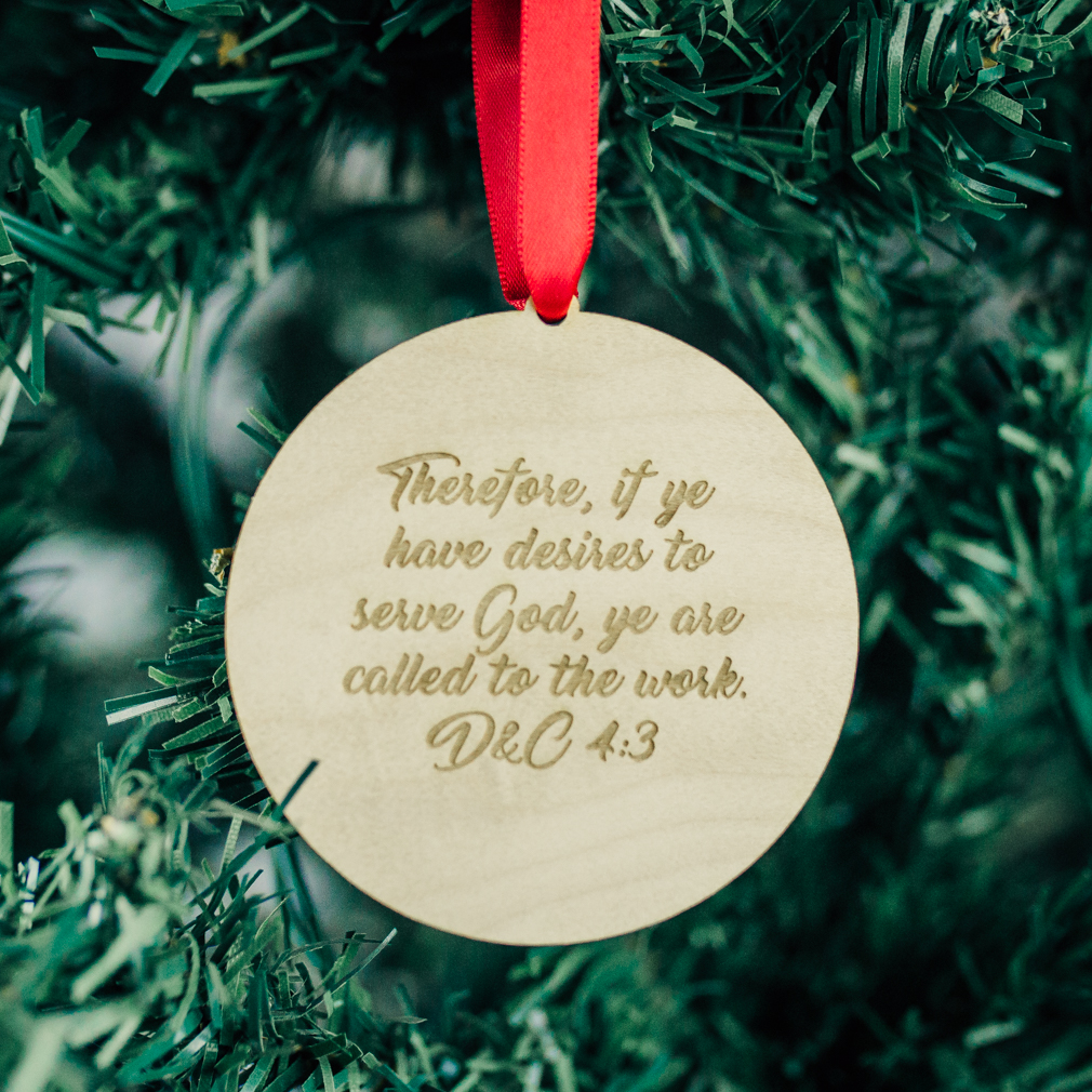 Light the World Ornament - Wood - LDP-ORN-LTW-WOOD