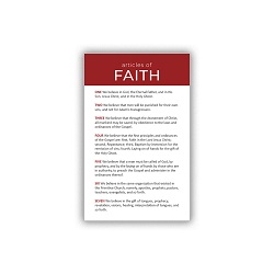 Articles of Faith Pocket Card 