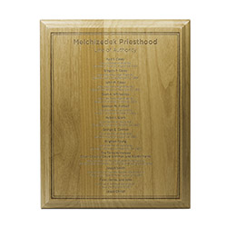 Priesthood Line of Authority Wood Plaque line of authority plaque, priestood line of authority, wood plaque