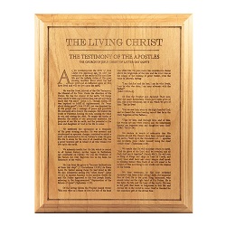Living Christ Wood Plaque living christ wood plaque