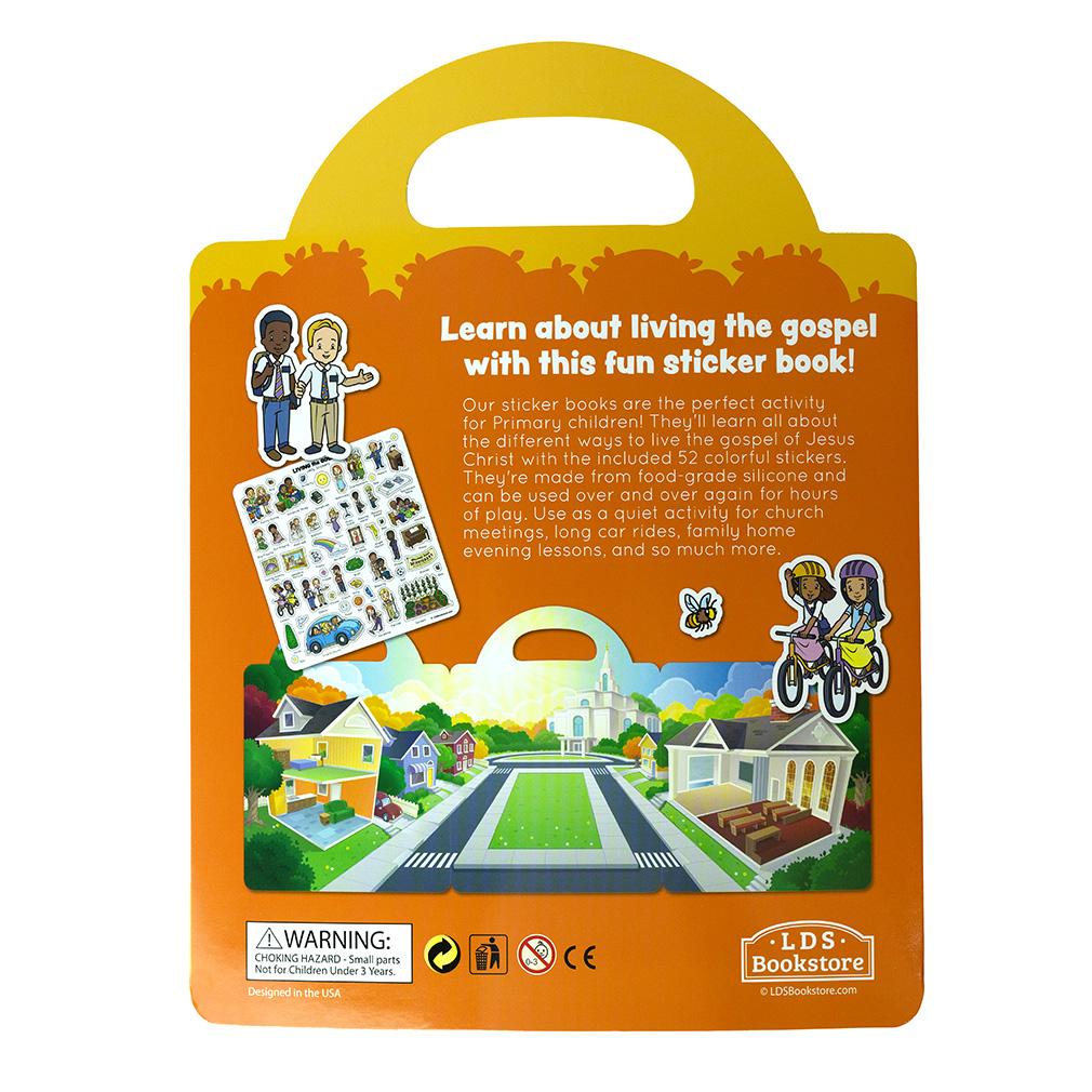 Living the Gospel Jelly Sticker Quiet Book - LDP-JQB-LG