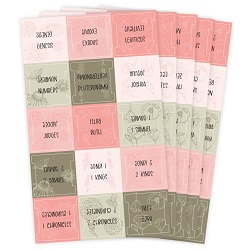 Bible Scripture Tabs - Floral scripture tabs, scripture index, bible tabs, bible index, floral scripture tabs