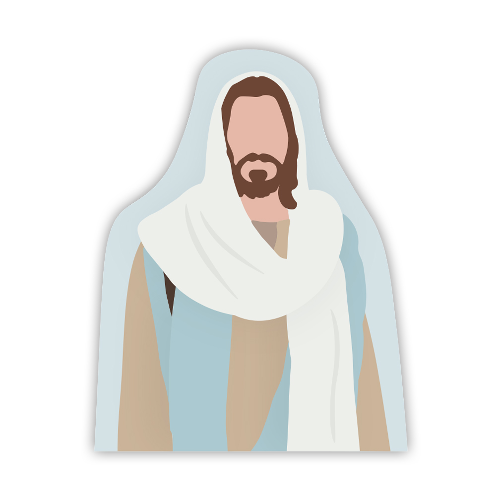 Jesus Christ Vinyl Sticker - LDP-VS-JV