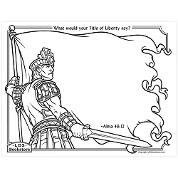 Your Title of Liberty Activity Page - Digital Download book of mormon activity page, lds activity pages, lds activity page, title of liberty