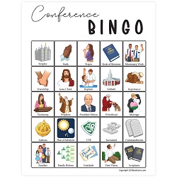 General Conference Bingo - Digital Download 