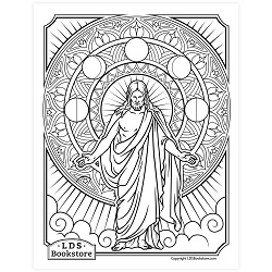 Three Kingdoms of Glory Coloring Page - Digital Download free lds coloring page, lds coloring page, come follow me activities, come follow me coloring page, doctrine and covenants coloring page