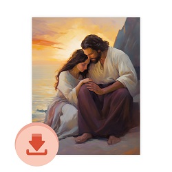 Leave Me Alone No More - Digital Download Art digital download, printable art, lds art, jesus art