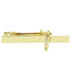 Angel Moroni Tie Clip - Gold 