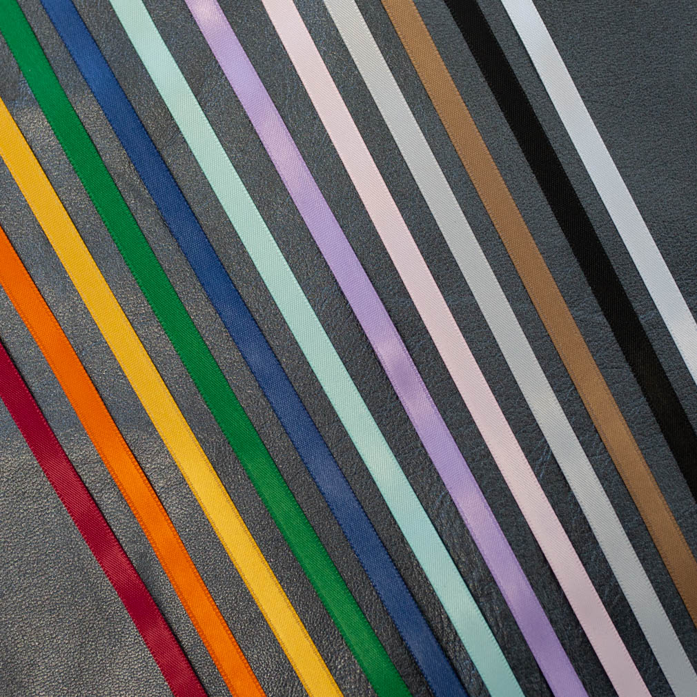 Hand-Bound Genuine Leather Quad - Pearlized Gunmetal - LDP-HB-RQ-PZM