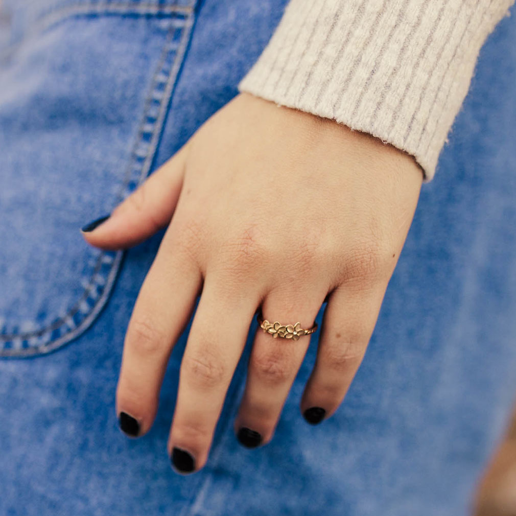 Plumeria CTR Ring - RM-C17970