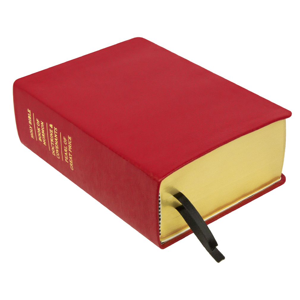 Hand-Bound Genuine Leather Quad - Cherry Red - LDP-HB-RQ-CHR
