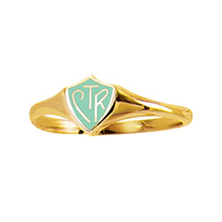 Mint & Gold CTR Ring - Classic 
