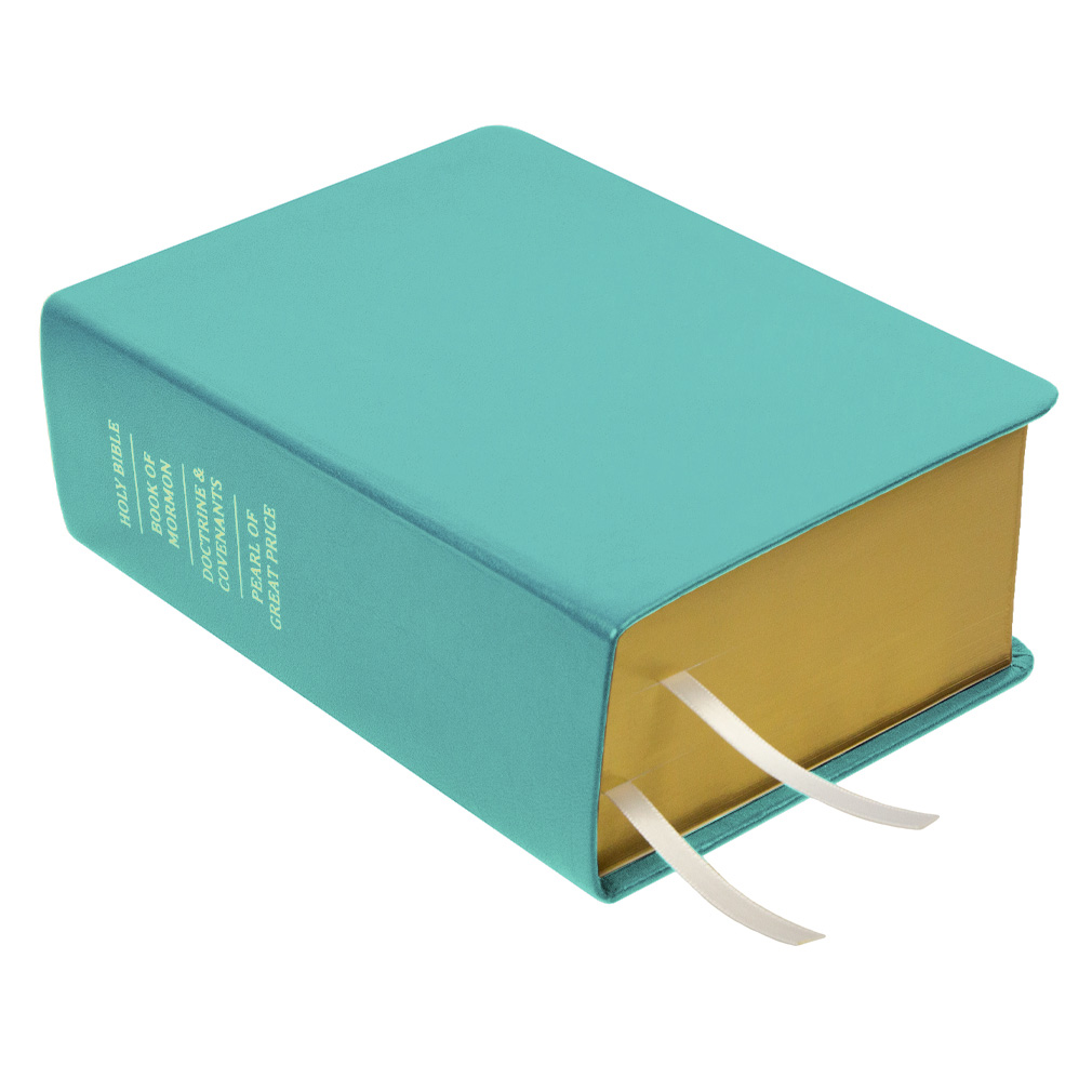 Hand-Bound Genuine Leather Quad - Teal - LDP-HB-RQ-TEL