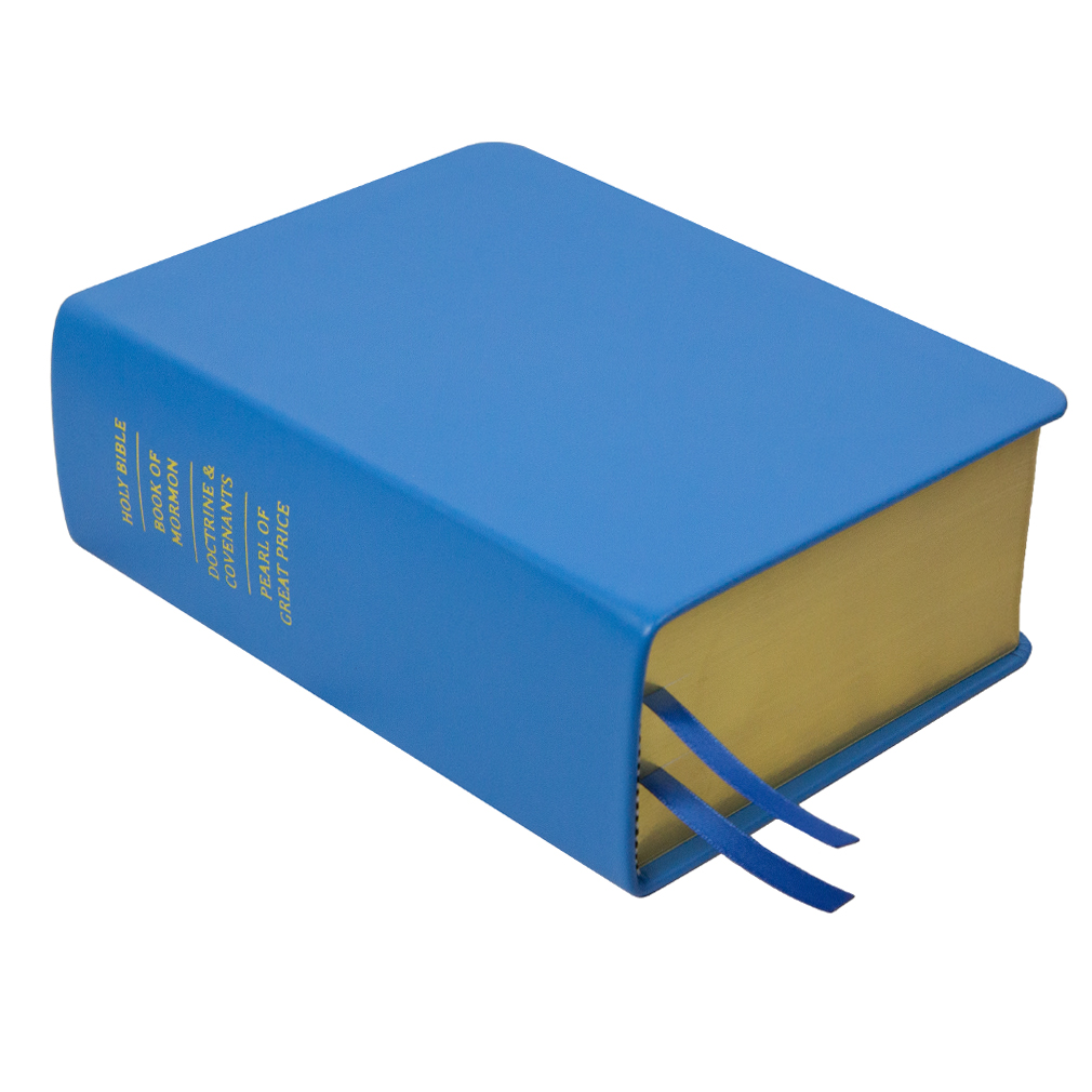 Hand-Bound Genuine Leather Quad - Aqua Blue - LDP-HB-RQ-ABL