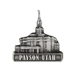 Payson Temple Pin - Silver 