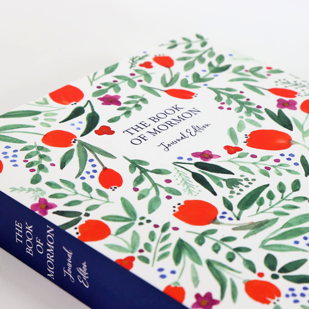 The Book of Mormon Journal Edition - Red Floral - DBD-5219868